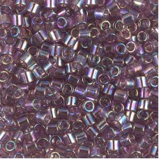 DBL0173 Transparent Smoky Amethyst AB Size 8/0 Miyuki Delica Beads, Colour Code ...
