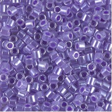 DBL0249 Lined Crystal Purple Size 8/0 Miyuki Delica Beads, Colour Code 0249, 5.2...