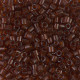 DBL0709 Transparent Dark Topaz size 8/0 Miyuki Delica Beads, Colour 0709, 5.2g approx. DBL0709 Transparent Dark Topaz size 8/0 Miyuki Delica Beads, Colour 0709, 5.2g approx.
