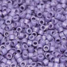 DB2293 Frost Opaque Glazed Purple Size 11/0 Miyuki Delica Beads, 5.2gm approx.