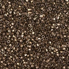 DBMC0022  Bronze Metallic 10/0 Cut Miyuki Delica Beads  Colour Code 0022,  5.2gm...