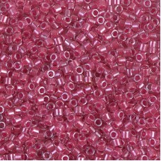 DBM0914 Sparkling Dark Pink Lined crystal, Size 10/0  Miyuki Delica Beads, Colou...