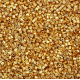 Size 11/0 Miyuki Cut Seed Beads, 24kt Gold Plated, Colour 0191, Approx 5.2 Grams