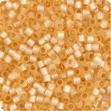 DBM0621 Apricot Alabaster/Opal Silver Lined-Dyed, Size 10/0  Miyuki Delica Beads...