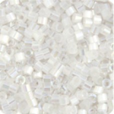 DBM0670 Crystal AB Silk Satin, Size 10/0  Miyuki Delica Beads, Colour 670 - Appr...