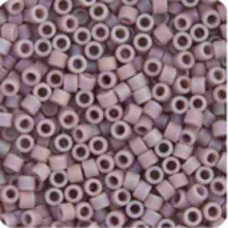 DBM0875 Mauve Opaque AB Matte, Size 10/0  Miyuki Delica Beads, Colour 875 - Appr...