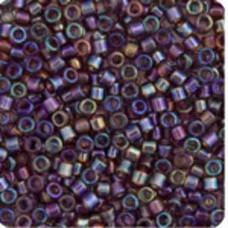 DBM1244 Mauve Transparent AB, Colour 1244, Size 10/0  Miyuki Delica Beads - Appr...