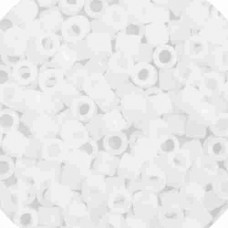 DBM0200 Chalk White Opaque, Size 10/0  Miyuki Delica Beads, Colour code -200 - A...