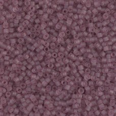 DB0765 Transparent Smoky Amethyst Matte Miyuki 11/0 Delica Beads, 5.2g approx