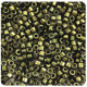 Olive Metallic, Colour Code 0011, Size 11/0 Cut Miyuki Delica Beads, 5.2g approx. Olive Metallic, Colour Code 0011, Size 11/0 Cut Miyuki Delica Beads, 5.2g approx.