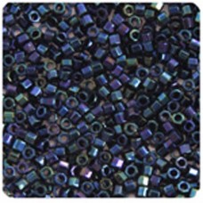 Blue Iris, Colour Code 0002, Size 11/0  Cut  Miyuki Delica Beads, 5.2g approx.