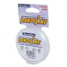 Dandyline 0.13mm Diameter Thread in White, 25M