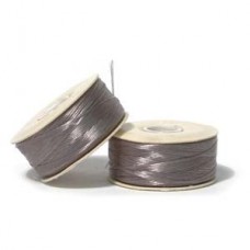 Grey Nymo Beading Thread, Size D (0.30mm)