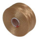 Tan S-Lon D Tex 45 beading cord Tan S-Lon D Tex 45 beading cord
