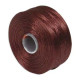 Burgundy S-Lon D Tex 45 beading cord Burgundy S-Lon D Tex 45 beading cord