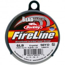 Fireline Thread, 6lb Crystal Clear 50yd 0.006