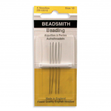 Size 10 English Beading Needles - Longs, Pack of 4