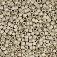 DB0335 Silver Galvanized Matte, Size 11/0 Miyuki Delica Beads, 5.2g approx. DB0335 Silver Galvanized Matte, Size 11/0 Miyuki Delica Beads, 5.2g approx.