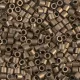 DBL0322 Bronze Matte Metallic Size 8/0 Miyuki Delica Beads, Colour Code 0322, 5.2g approx. DBL0322 Bronze Matte Metallic Size 8/0 Miyuki Delica Beads, Colour Code 0322, 5.2g approx.