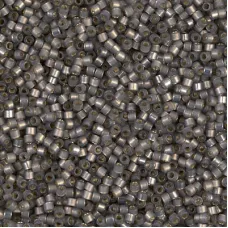 DB0631 Silver Lined Rustic Grey Alabaster Dyed Miyuki 11/0 Miyuki Delica Beads, 5.2g approx. Colour 631 DB0631 Silver Lined Rustic Grey Alabaster Dyed Miyuki 11/0 Miyuki Delica Beads, 5.2g approx. Colour 631