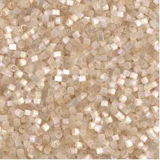 DB0673 Antique Ivory Silk Satin, Size 11/0 Miyuki Delica Beads, 5.2g approx. DB0673 Antique Ivory Silk Satin, Size 11/0 Miyuki Delica Beads, 5.2g approx.