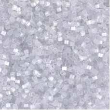 DB0676 Pale Grey Silk Satin, Size 11/0 Miyuki Delica Beads, 5.2g approx. *Being discontinued by Factory*