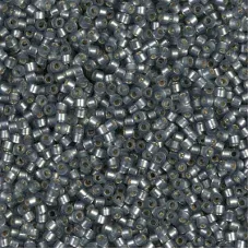DB0689 Moss Green Silver Lined Semi-frosted, Size 11/0 Miyuki Delica Beads, 5.2g approx. DB0689 Moss Green Silver Lined Semi-frosted, Size 11/0 Miyuki Delica Beads, 5.2g approx.