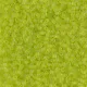 DB0766 Matted Transparent Chartreuse Miyuki 11/0 Delica Beads, 5.2g approx