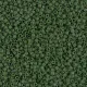 DB0797 Opaque Matte Olive Dyed size 11/0 Miyuki Miyuki Delica Beads, 5.2g approx.