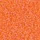 DB0855 Orange Transparent matte AB, Size 11/0 Miyuki Delica Beads, wholesale pack of 50g approx.