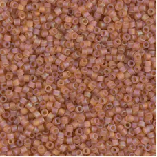 DB0866 Matted Transparent Topaz AB Miyuki 11/0 Miyuki Delica Beads beads, 5.2g, ...