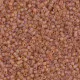 DB0866 Matted Transparent Topaz AB Miyuki 11/0 Miyuki Delica Beads beads, 50g wholesale pack, colour 0866