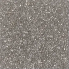 DB1111 Transparent Grey Mist Miyuki 11/0 Delica Beads, approx. 5.2g