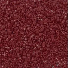 DB1140 Cherry Red Opaque, Size 11/0 Miyuki Delica Beads, 5.2g approx.