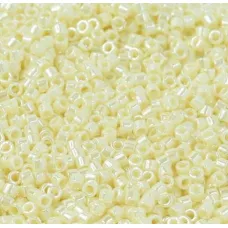 DB1560 Ivory Opaque Luster, Size 11/0 Miyuki Delica Beads, 5.2g approx.