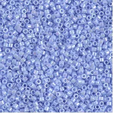 DB1577 Agate Blue Opaque AB, Size 11/0 Miyuki Miyuki Delica Beads, 5.2g approx.