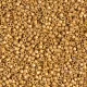 DB1832F Duracoat Galvanised Matte Gold, Colour Code 1832F, Size 11/0 Miyuki Delica Beads, 5.2g approx.