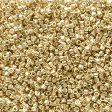 DB2501 Pale Gold Galvanised Duracoat, size 11/0 Miyuki Miyuki Delica Beads, 5.2g approx. DB2501 Pale Gold Galvanised Duracoat, size 11/0 Miyuki Miyuki Delica Beads, 5.2g approx.