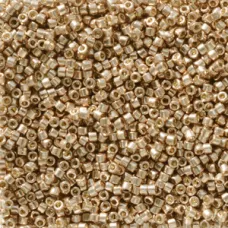 DB2504 Light Champagne Galvanised Duracoat, size 11/0 Miyuki Miyuki Delica Beads, 5.2g approx. DB2504 Light Champagne Galvanised Duracoat, size 11/0 Miyuki Miyuki Delica Beads, 5.2g approx.