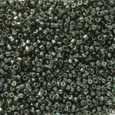 DB2507 Black Moss Galvanised Duracoat, size 11/0 Miyuki Miyuki Delica Beads, 5.2g approx.