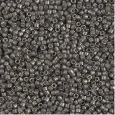 DB1186 Semi-Frosted Graphite, Size 11/0 Miyuki Delica Beads, 5.2g approx.