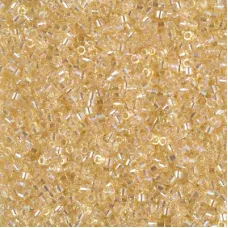 DB1252 Transparent Crystal Ivory Luster, Size 11/0 Miyuki Delica Beads, 5.2g approx. DB1252 Transparent Crystal Ivory Luster, Size 11/0 Miyuki Delica Beads, 5.2g approx.