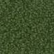 DB1267 Matte Transparent Olive, Size 11/0 Miyuki Delica Beads, 5.2g approx.