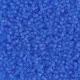 DB1270 Matte Transparent Azure, Size 11/0 Miyuki Delica Beads, 50g Wholesale Pack