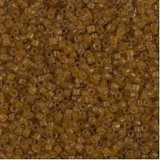 DB1391 Mustard Lined Amber, Size 11/0 Miyuki Delica Beads, 5.2g approx. DB1391 Mustard Lined Amber, Size 11/0 Miyuki Delica Beads, 5.2g approx.
