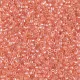 DB1480 Transparent Peach Luster, Size 11/0 Miyuki Delica Beads, 5.2g approx. *Being discontinued by Factory*