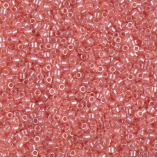 DB1481 Transparent Salmon Luster, Size 11/0 Miyuki Delica Beads, 5.2g approx.