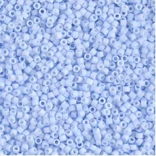 DB1517 Matted Opaque Light Sky Blue, Size 11/0 Miyuki Delica Beads, 5.2g approx. DB1517 Matted Opaque Light Sky Blue, Size 11/0 Miyuki Delica Beads, 5.2g approx.