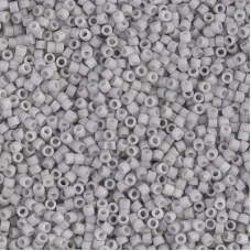 DB1518 Matted Opaque Light Smoke Blue, Size 11/0 Miyuki Delica Beads, 5.2g appro...
