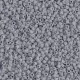 DB1589 Matted Opaque Ghost Grey, Size 11/0 Miyuki Delica Beads, 5.2g approx.